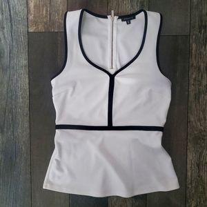 DYNAMITE sleeveless peplum top
